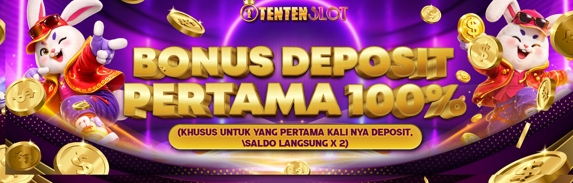 BONUS DEPOSIT PERTAMA 100%
